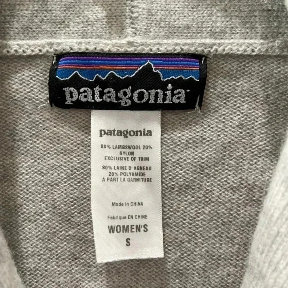 Patagonia wool blend cardigan gray small - Picture 3 of 6